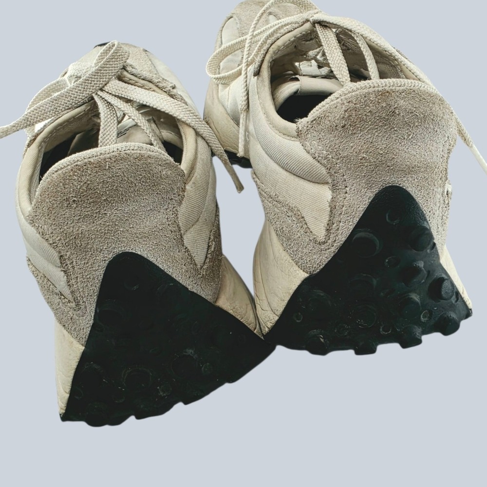 New Balance Gorpcore 327 Sneakers 6.5 Suede Retro Clean Girl Sea Salt Black - Picture 4 of 7